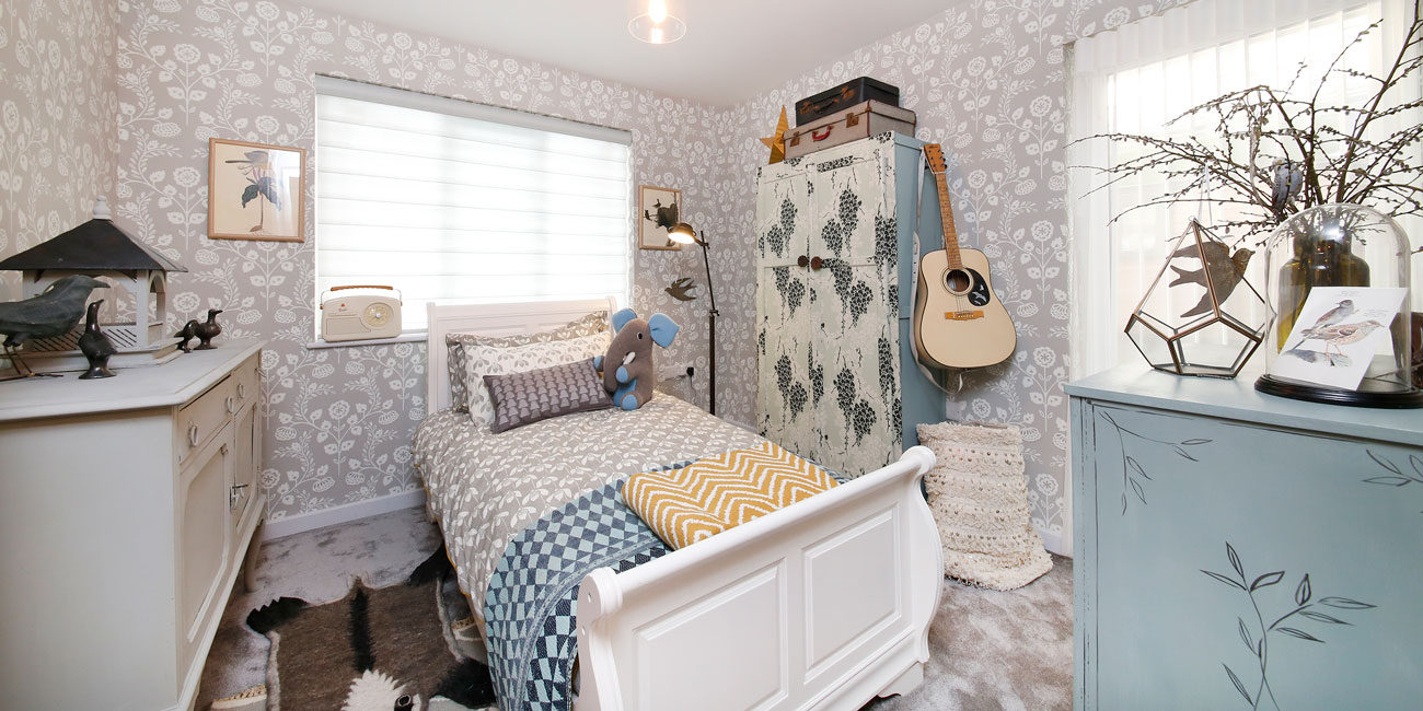 Ideal Home Show photography - interior set, bedroom