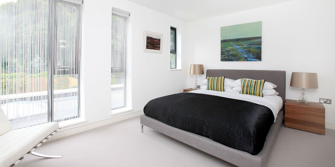 Property photography bedroom interior